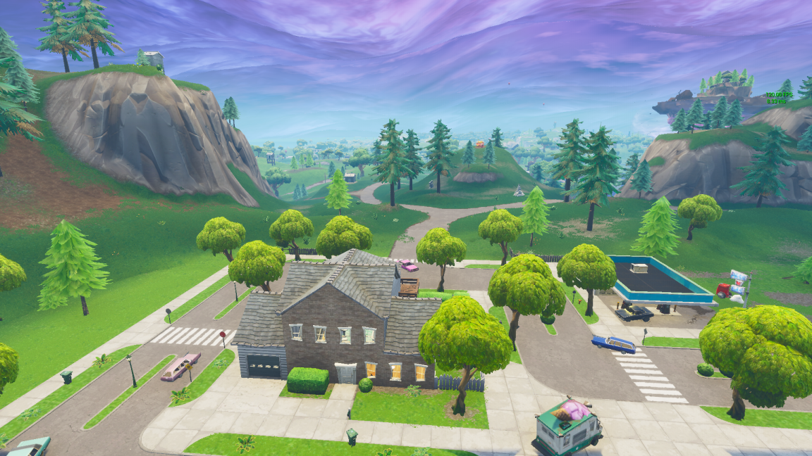 《堡垒之夜》空中小岛资源打法介绍