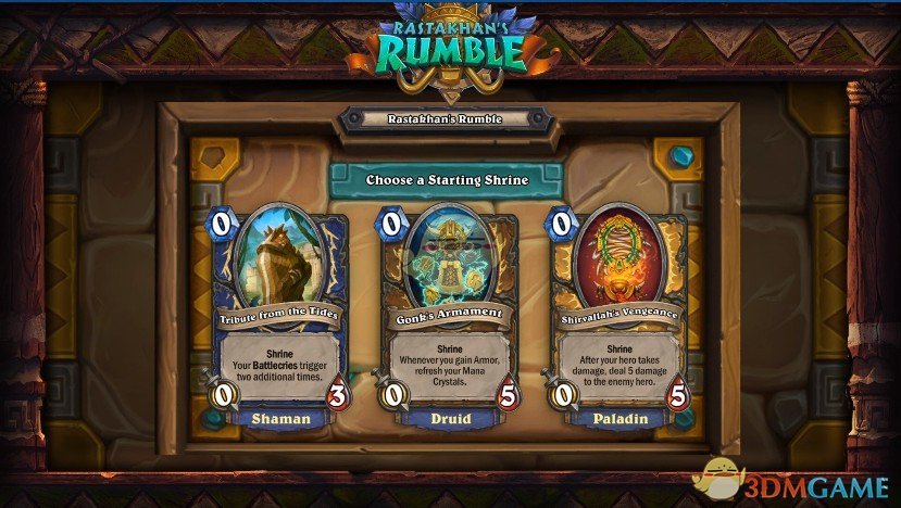 《炉石传说​》拉斯塔哈的大乱斗冒险模式专属卡牌介绍