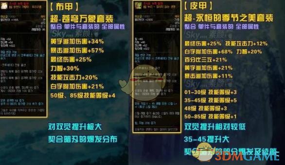 《DNF》95版本暗刃史诗套推荐