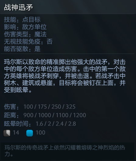 《DOTA2》新英雄玛尔斯详细介绍