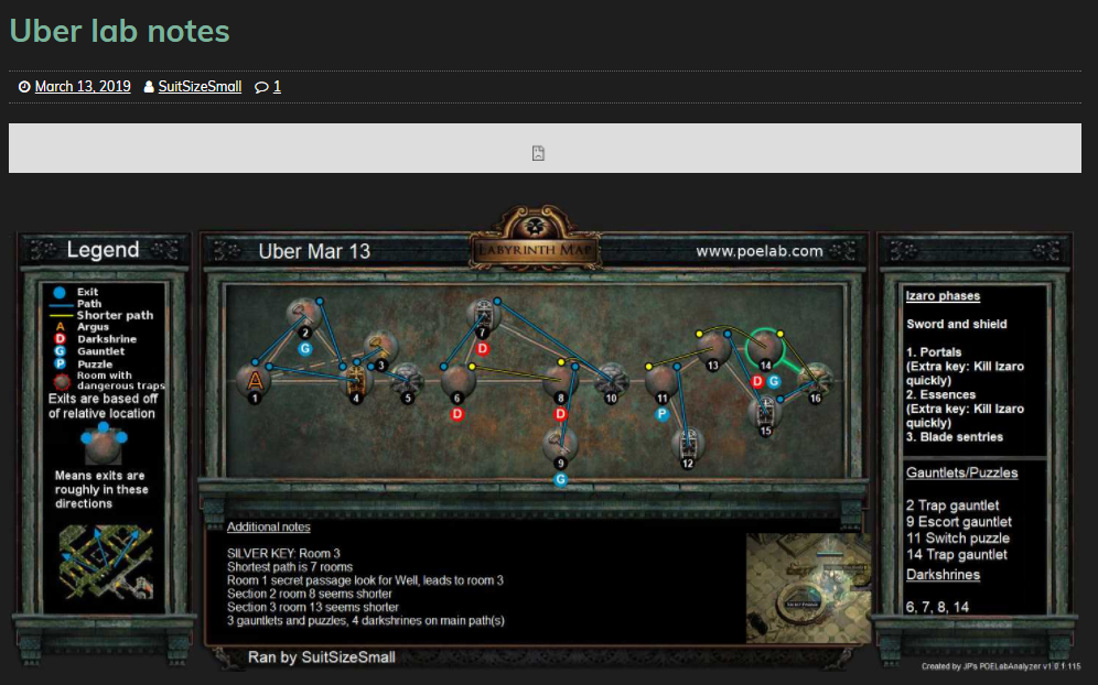 《流放之路》3月13日每日迷宫地图