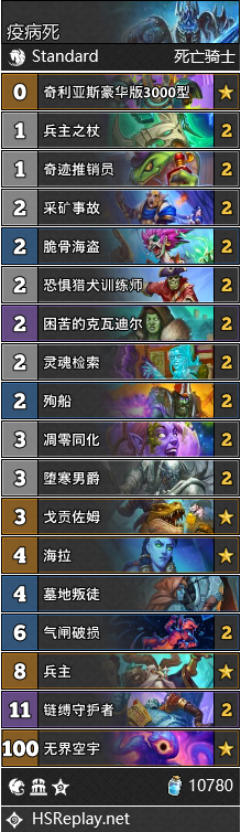 炉石传说邪DK卡组分享