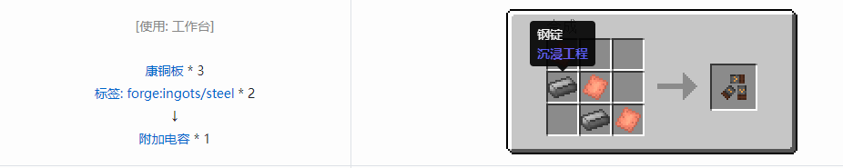 我的世界沉浸工程升级组件合成表大全