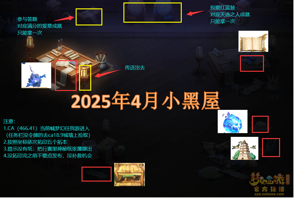 梦幻西游神秘房间4月攻略2025