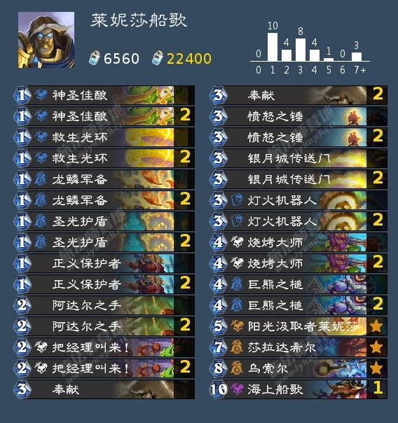 炉石传说漫游翡翠梦境船歌骑卡组代码推荐