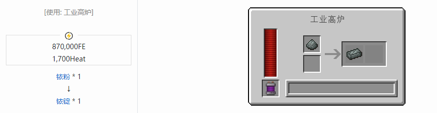 我的世界科技复兴锭合成表大全