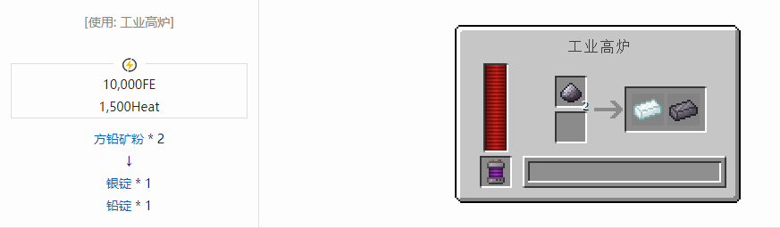 我的世界科技复兴锭合成表大全