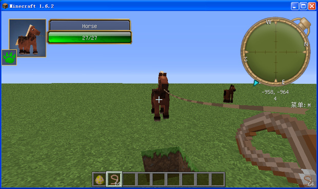 我的世界怎么把动物栓在柱子上