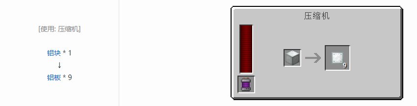 我的世界科技复兴板合成表大全