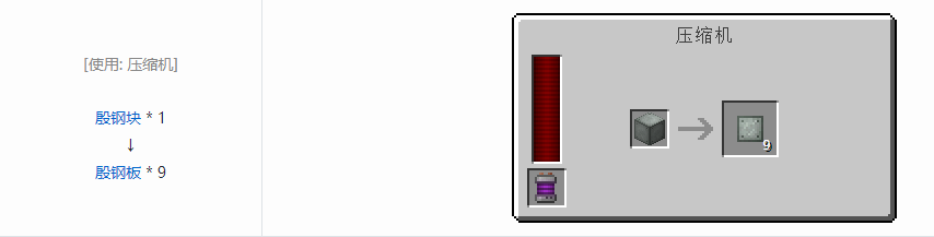 我的世界科技复兴板合成表大全