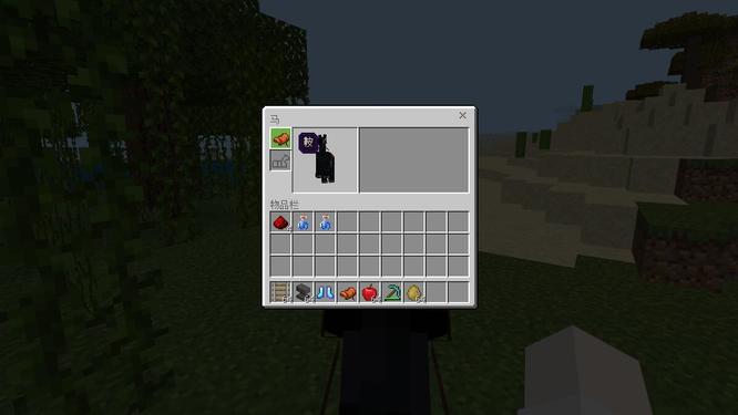 我的世界马如何放鞍