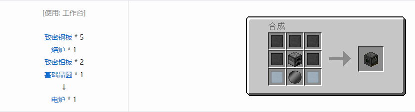 我的世界星系模组机器合成表大全