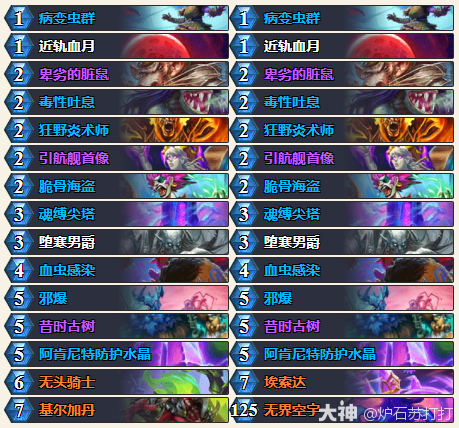 炉石传说32.0.3版本星舰DK卡组代码分享