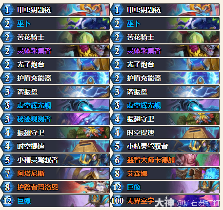 炉石传说32.0.3版本灌注法卡组代码分享