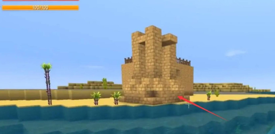 迷你世界沙漠神庙怎么找