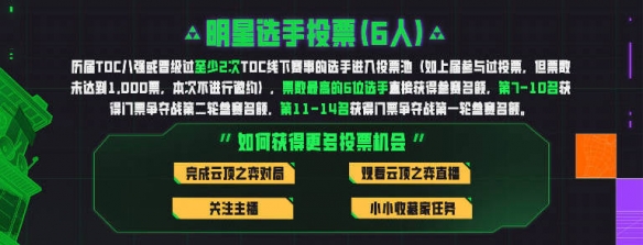 云顶之弈toc11参赛选手一览
