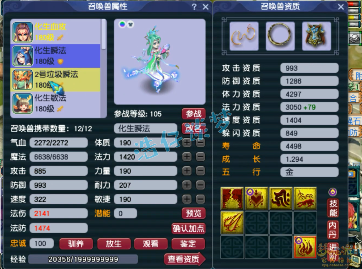 梦幻西游化生寺五开175级装备展示图