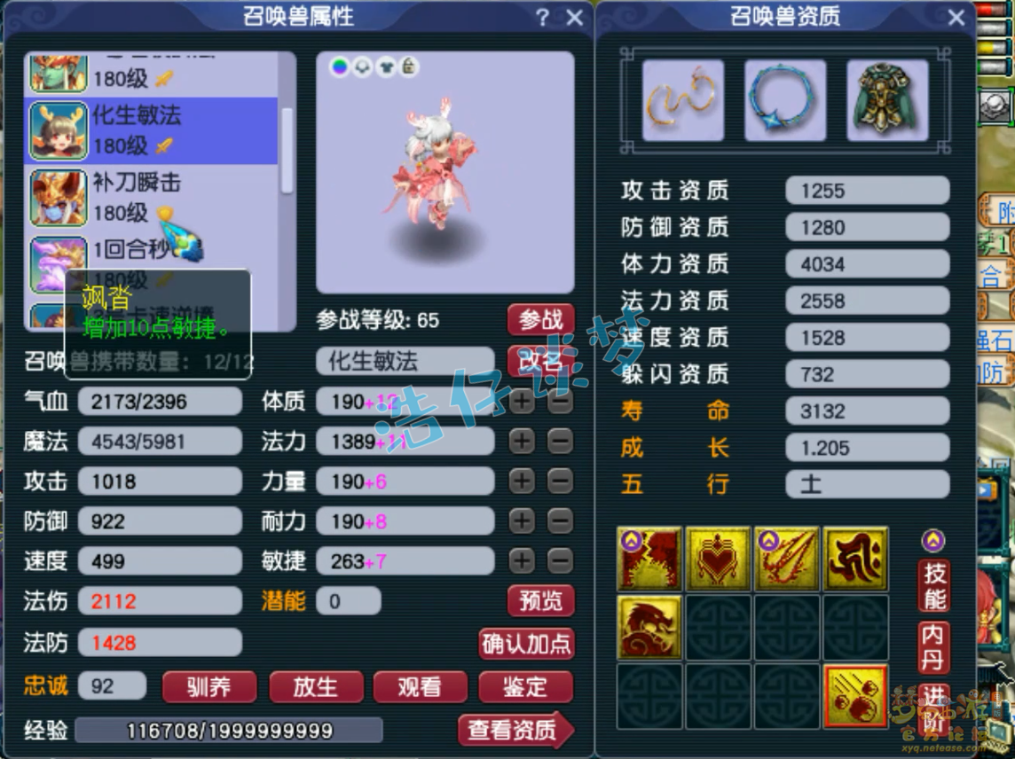 梦幻西游化生寺五开175级装备展示图