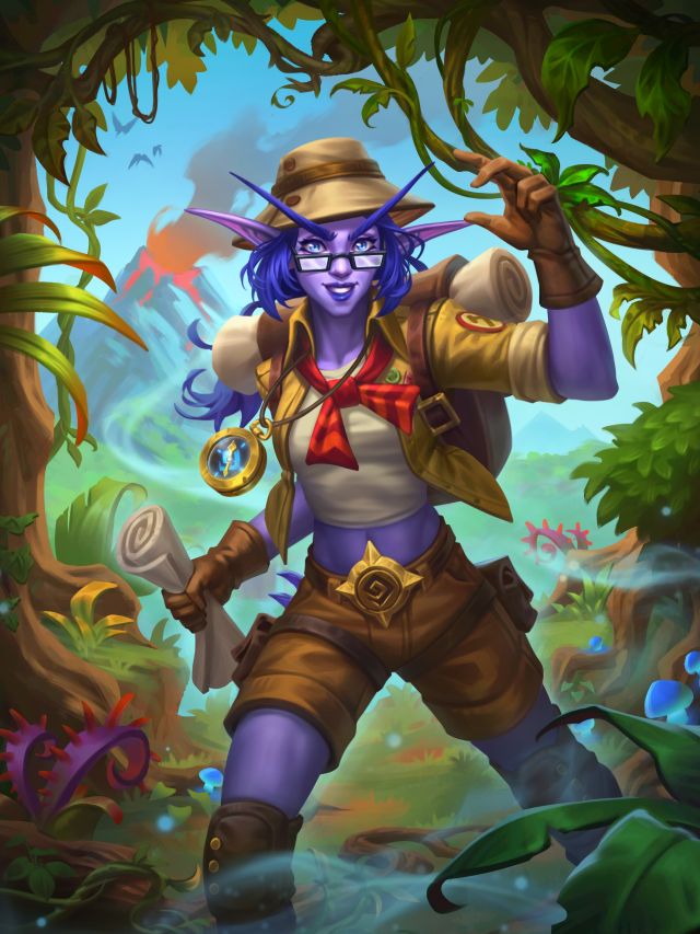 炉石传说导航员伊莉斯卡牌图鉴