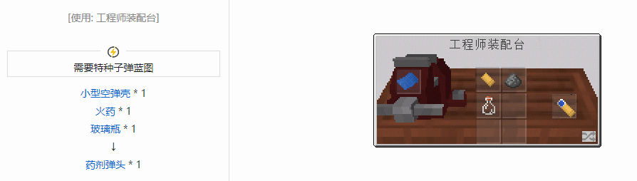 我的世界沉浸工程武器合成表大全