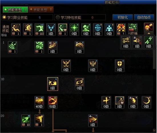 DNF苏醒之森版本剑影技能加点