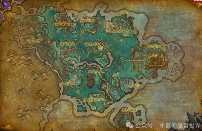 魔兽世界社区流言位置坐标一览