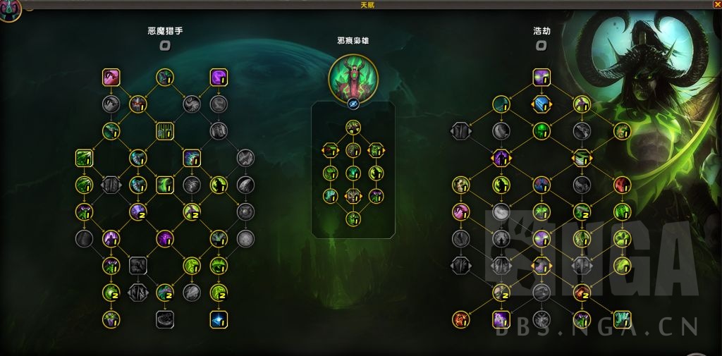魔兽世界11.0浩劫dh大秘境天赋加点推荐