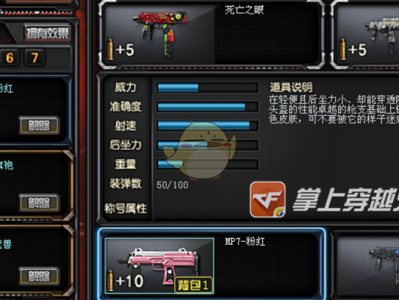 《CF》新枪粉红MP7评测
