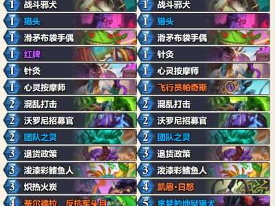 炉石传说聿凱乘务瞎卡组代码分享