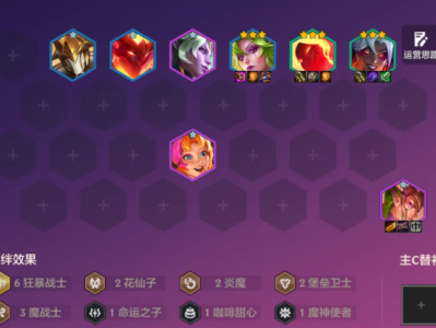 云顶之弈S12狂暴怒意妮蔻阵容指南