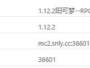我的世界阳可梦服务器一览2025