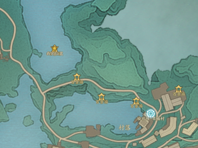 诛仙世界草庙村百景游樱枝横水屿位置在哪