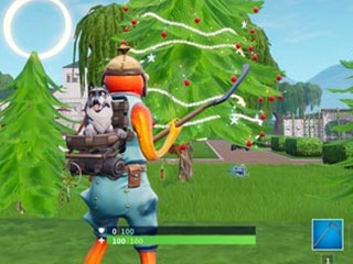 堡垒之夜节日树在哪