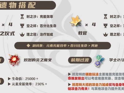 原神2025班尼特圣遗物选择推荐