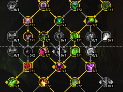 以下是魔兽世界11.0版本恶魔术士天赋建议，供参考。