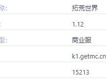 2024年《我的世界》拓荒世界服务器精选