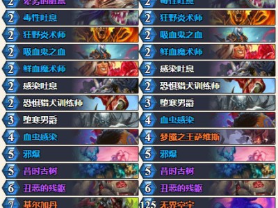 炉石传说漫游翡翠梦境血DK卡组代码推荐