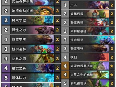 《炉石传说》砰砰计划12月主播卡组德鲁伊篇