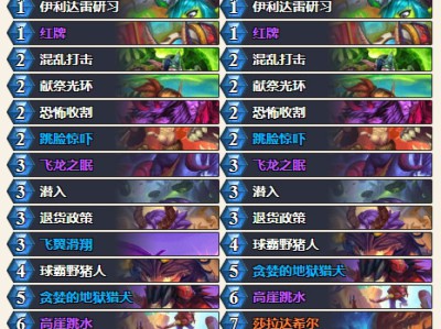 炉石传说亡语跳水瞎卡组代码推荐