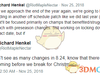《LOL》S9赛季8.24版平衡性改动12月中上线