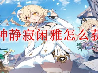 原神：静寂闲雅如何获取？