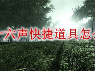 燕云十六声快捷道具怎么切换