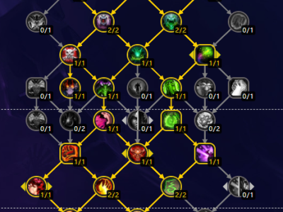 以下是魔兽世界11.0痛苦术士天赋树的最佳构建方案：