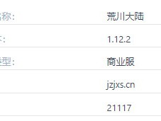 我的世界荒川大陆服务器一览2024