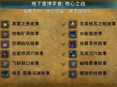 《魔兽世界》地心之战：地下堡博学者成就通关指南