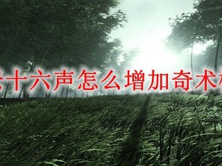 燕云十六声怎么增加奇术槽位