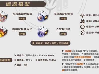 星穹铁道2025姬子遗器搭配建议（崩坏）