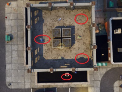 《堡垒之夜》斜塔小镇四排攻略