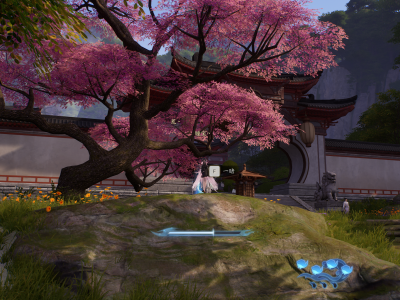 诛仙世界河阳城百景游踏花浴月位置在哪