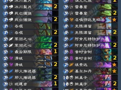 炉石传说漫游翡翠梦境星舰控制术卡组代码推荐